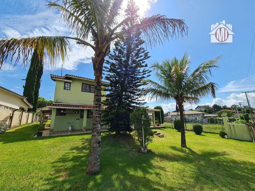 Imagem 4 de 24 de Linda Chácara Com 04 Quartos, Pé Direito Alto, Paisagismo, Excelente Bairro, Piscina À Venda, 1000 M² Por R$ 485.000 - Zona Rural - Pinhalzinho/sp - Ch0484