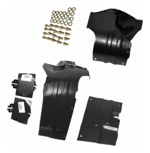 Kit Lata Motor Ar Capa Tucho + Defletor+parafuso Fusca Kombi