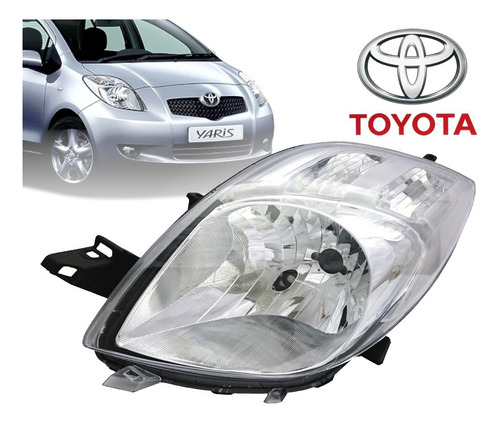 Faro Para Toyota Yaris 2006 Sport / Izquierdo