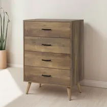 Comprar Cómoda De Melamina Armado Nikol Vintage Nogal - Gaudi