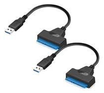 Comprar 2×cable Adaptador Usb 3.0 A Sata 2.5 Para Discos Duros