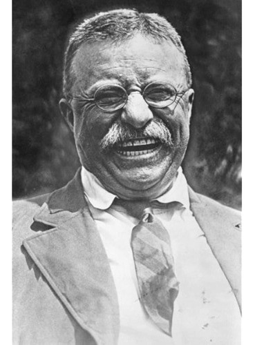 Nueva 5 x 7 foto: Una Theodore  teddy  roosevelt Que Ríe