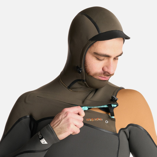 Traje De Surf Hombre Queule 4:3 Gris Grafito Haka Honu