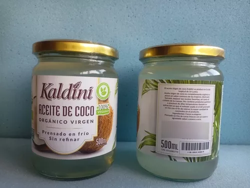 Aceite de Coco Organico Virgen Kaldini 500 ml