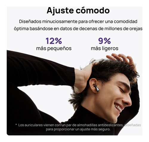 Auriculares Inalámbricos Huawei Freebuds 6 Blanco Bluetooth, Driver Dual, Carga Rápida