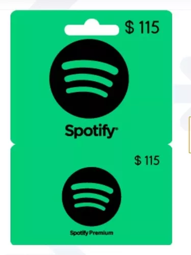 Tarjeta Spotify  MercadoLibre 📦