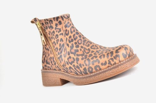 Imagen 5 de 8 de Botitas Botinetas Botines De Mujer De Cuero Java - Ferraro
