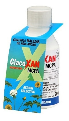 Glacoxan Mcpa Herbicida Hoja Ancha Selecctivo 100cc Maleza