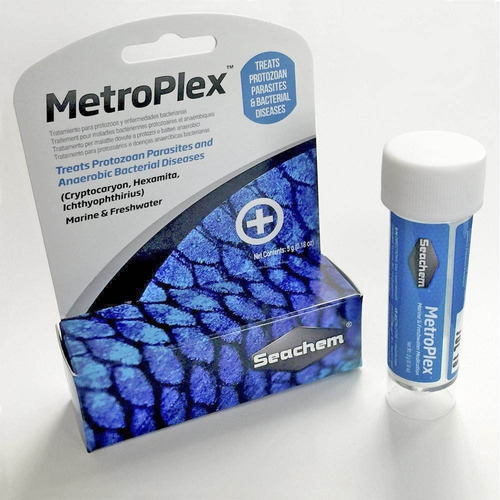 Imagen 2 de 3 de Medicamento Metroplex Enfermedades Internas Peces Acuario