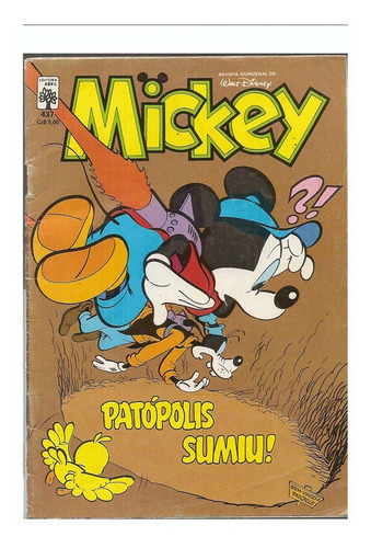 Hq Mickey Nº 437 - Petrópolis Sumiu!