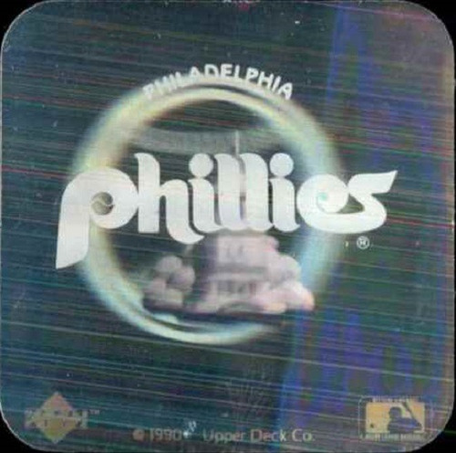 Mlb Holograma: Filis ( Phillies ) Filadelfia Upper Deck 90