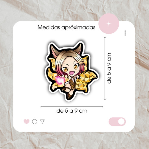Sticker Calco Lol Ahri Kda Icono Edición Única Limitada X3