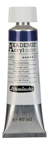 Tinta Acrílica Schmincke Akademie 60ml 447 Prussian Blue