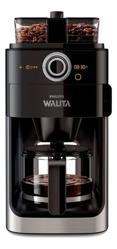 Cafeteira Elétrica Ri7769 Duo Preta 110v Philips Walita Cor Preto