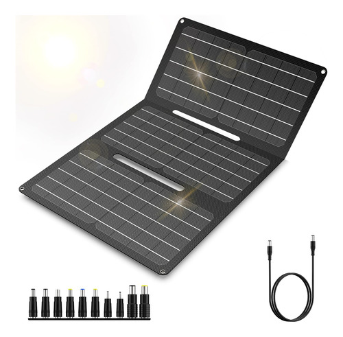 Cargador De Panel Solar Plegable Porttil Para Acampar Al Air