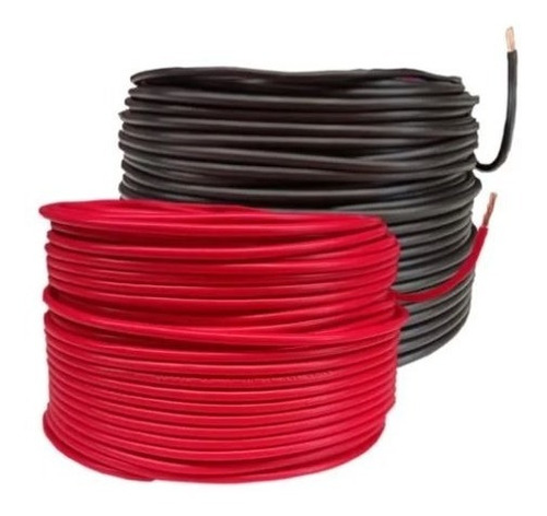 Imagen 1 de 1 de Kit 2 Cable Electrico Cca Calibre 8 50 Metros Negro Y Rojo