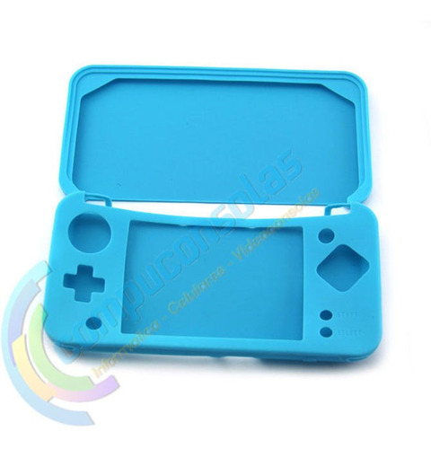 Estuche Funda Silicona Protector Nintendo New 2ds Xl Celeste