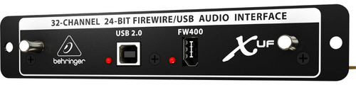 Behringer X-uf Tarjeta Expansión X32 Interfaz Bidireccional Color Negro