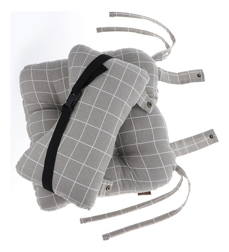 Cómodo Cojín De Silla Reversible Suave Con Almohada De