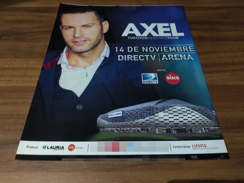 (pc574) Publicidad Axel * Directv Arena * 2015