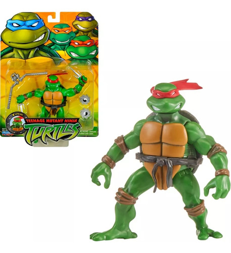 Tortugas Ninja Mutantes Figura Retro Raphael 10cm Original
