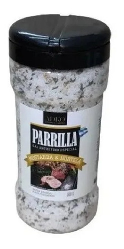 Sal Entrefino Especial Parrilla Mostarda E Hortelã Adko 500g