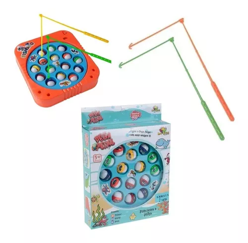Nota (a cor é enviada aleatoriamente)Brinquedos de jogo para crianças Pesca  Pegar peixe Música de pesca maluca Brinquedos de pesca elétricos para cri  anças Jogo de quebra-cabeça giratório em 360° Meninas Meninos