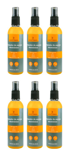 Limpiador De Equipo Electronico Antiestático 250ml 6 Pza