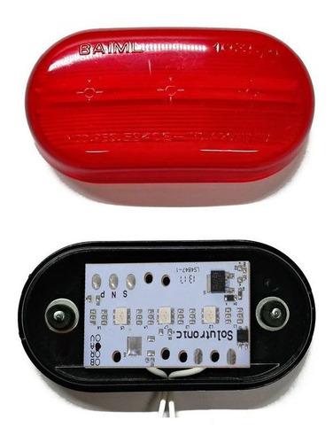 Imagen 5 de 6 de Plaqueta Electronica 3 Led Posicion Bai1035 Ap400/30 Roja 1p