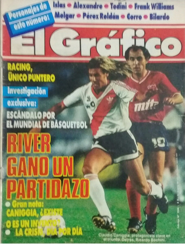 El Grafico N°3566. River 1 Independiente 0, Union 2 Boca 2