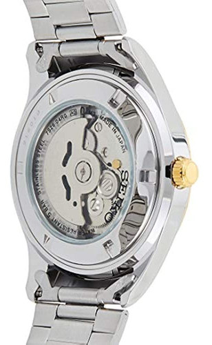 Reloj Seiko 5 Automático Con Esfera Blanca Para Hombre Snkp2