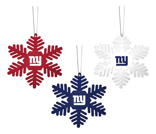 Juego De Adornos Navideños De Nfl, Conjunto De 3 Adorn...