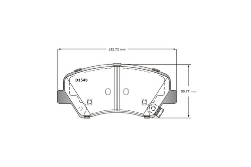 Pastillas De Frenos Hyundai Accent 1.6 2011-2014 Delanteras