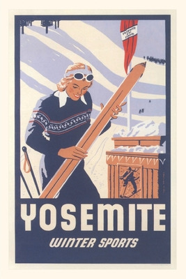 Libro Vintage Journal Yosemite Winter Sports - Found Imag...