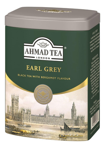 Ahmad Tea Caddy - Lata De Regalo, Escena Inglesa, Earl Grey,