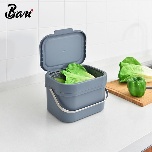Papelera Gris De Cocina Bari