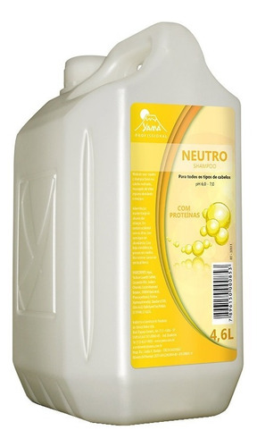 Shampoo Profissional Neutro Com Proteínas Galão 4,6l Yamá