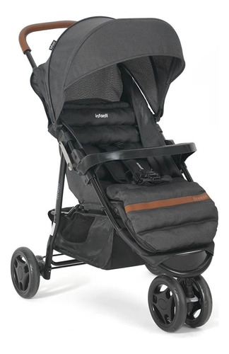 Carrinho De Bebê Breeze 3 Rodas Infanti Preto