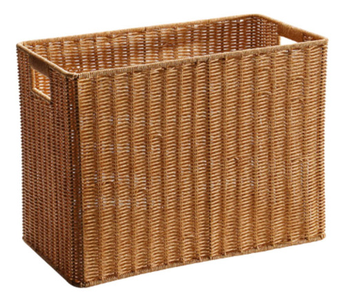 Cesta De Mimbre De Imitación, Cesta Tejida, Contenedor De L