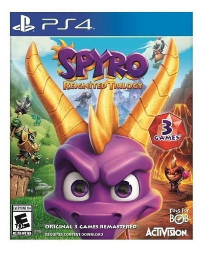 Imagen 1 de 4 de Spyro Reignited Trilogy Standard Edition Activision PS4 Digital