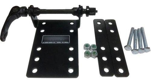 Imagem 2 de 8 de Transbike Mini Rack P/ Pick-up Camionete Eixo 9mm 3/8 Brasil