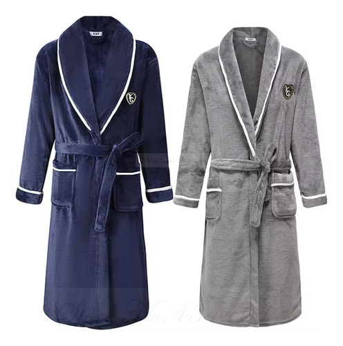 Bata Tipo Kimono, Bata De Baño, Bata De Franela, Ropa De Dor