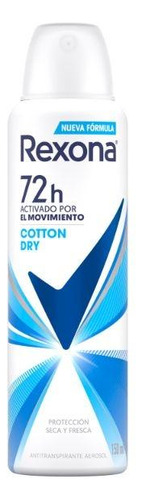 Antitranspirante Rexona Cotton Aerosol De Mujer 90ml