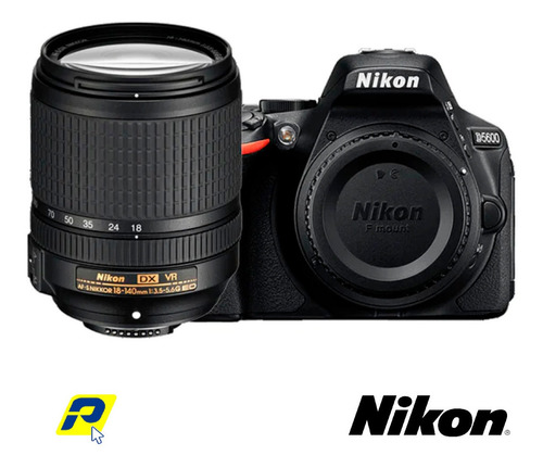Imagen 2 de 10 de Cámara Nikon D5600 Incluye Lentes 18-55 Mm Y Lente 18-140mm