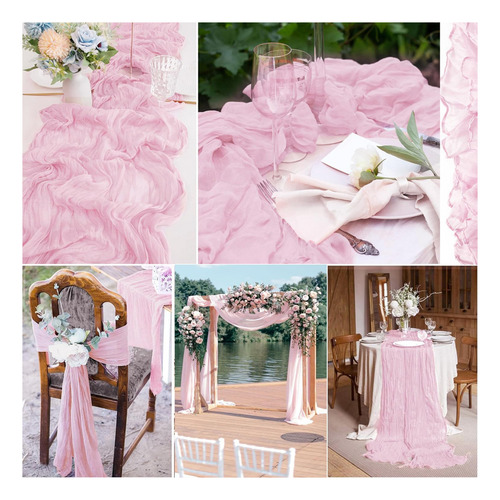 Table Runner, Gasa Semitransparente, De Estopilla