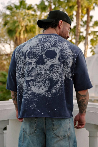 Playera Deka Deportiva Oversized Killer Youn Gla Fitness