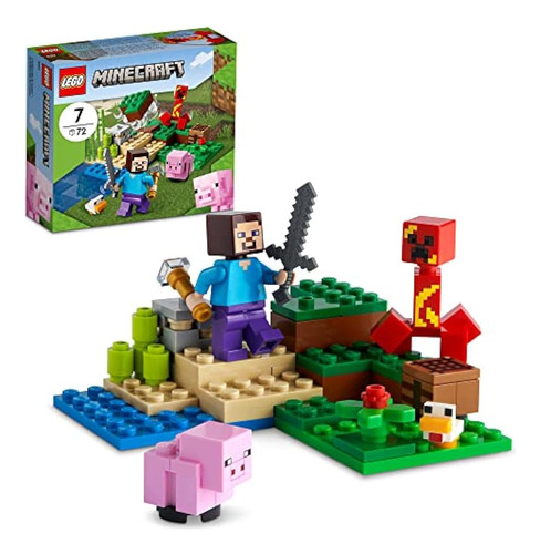 Lego Minecraft The Creeper Ambush 21177 Juego De Construcció