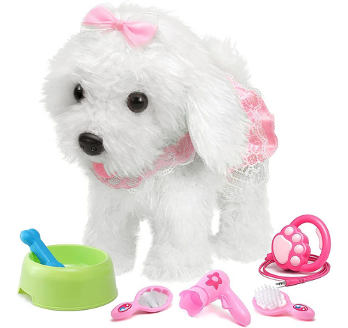 Perrito De Peluche Electrónico Con Control Remoto, Mas...