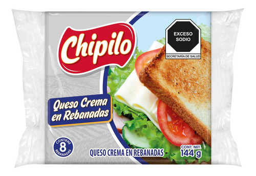 Queso Crema En Rebanadas Chipilo 144g