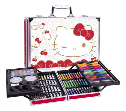 Set De Arte Hello Kitty Marcadores Colores